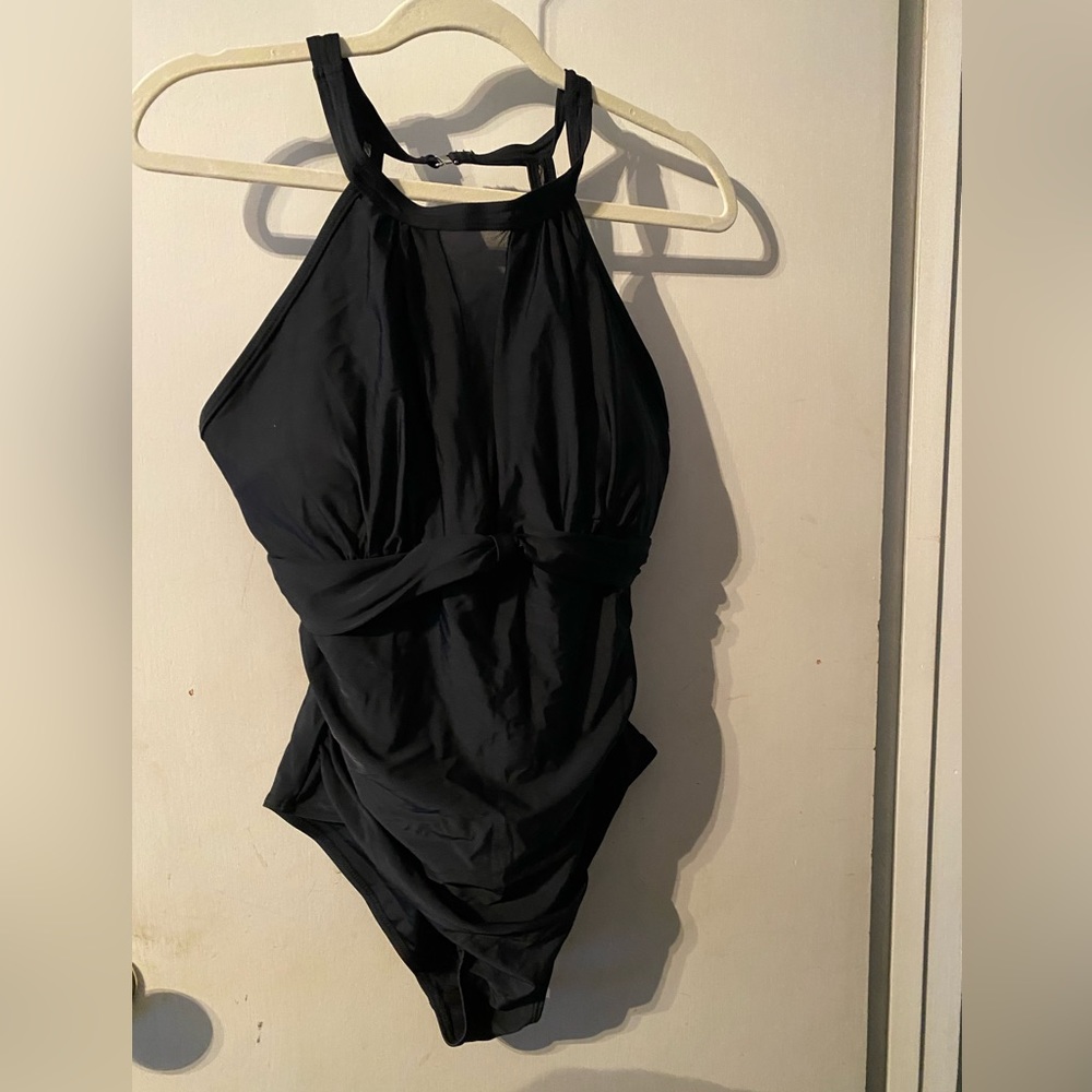 Holipick One piece Black swimsuit (C46)